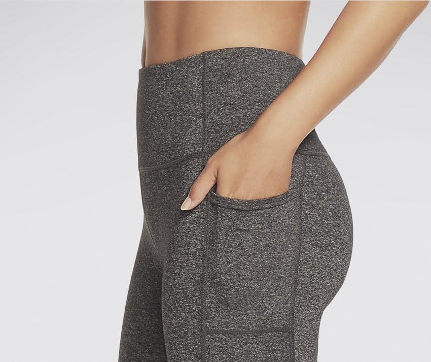 imageSkechers Womens Go Walk High Waisted CapriHeathered Gray