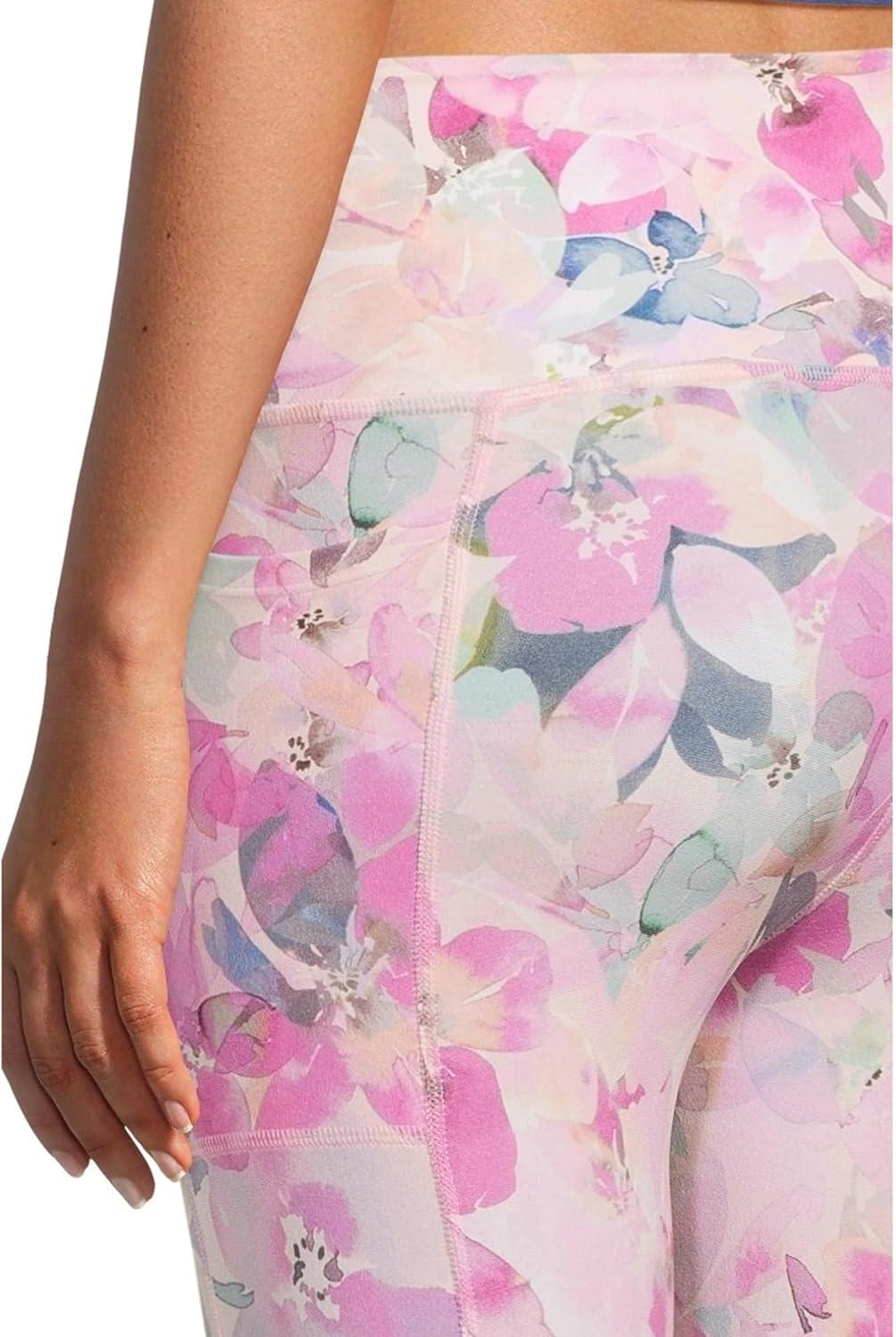 imageSkechers Womens Go Walk High Waisted CapriPeach Seascape Floral