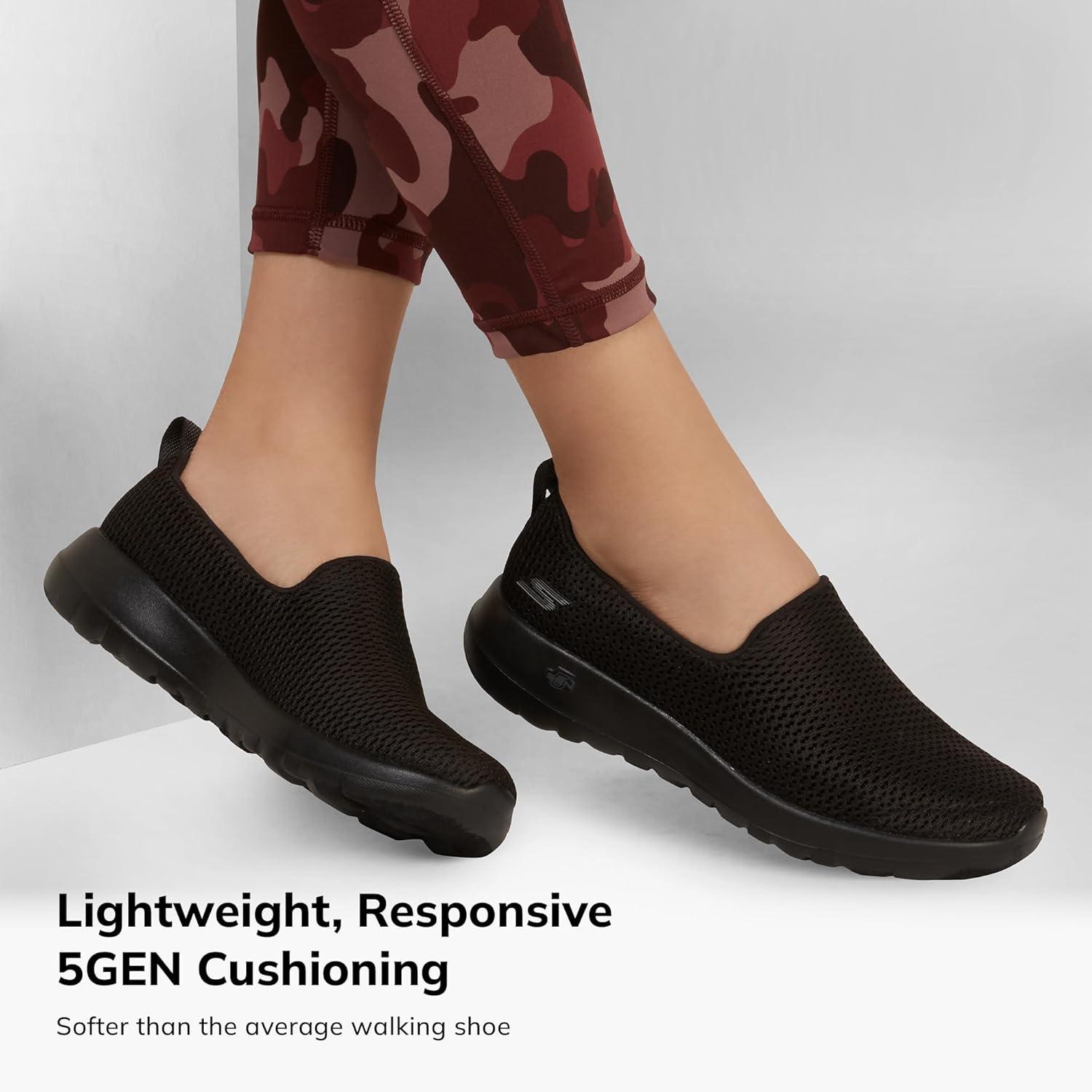 imageSkechers Womens Go Walk Joy Cushioning SneakersBlack