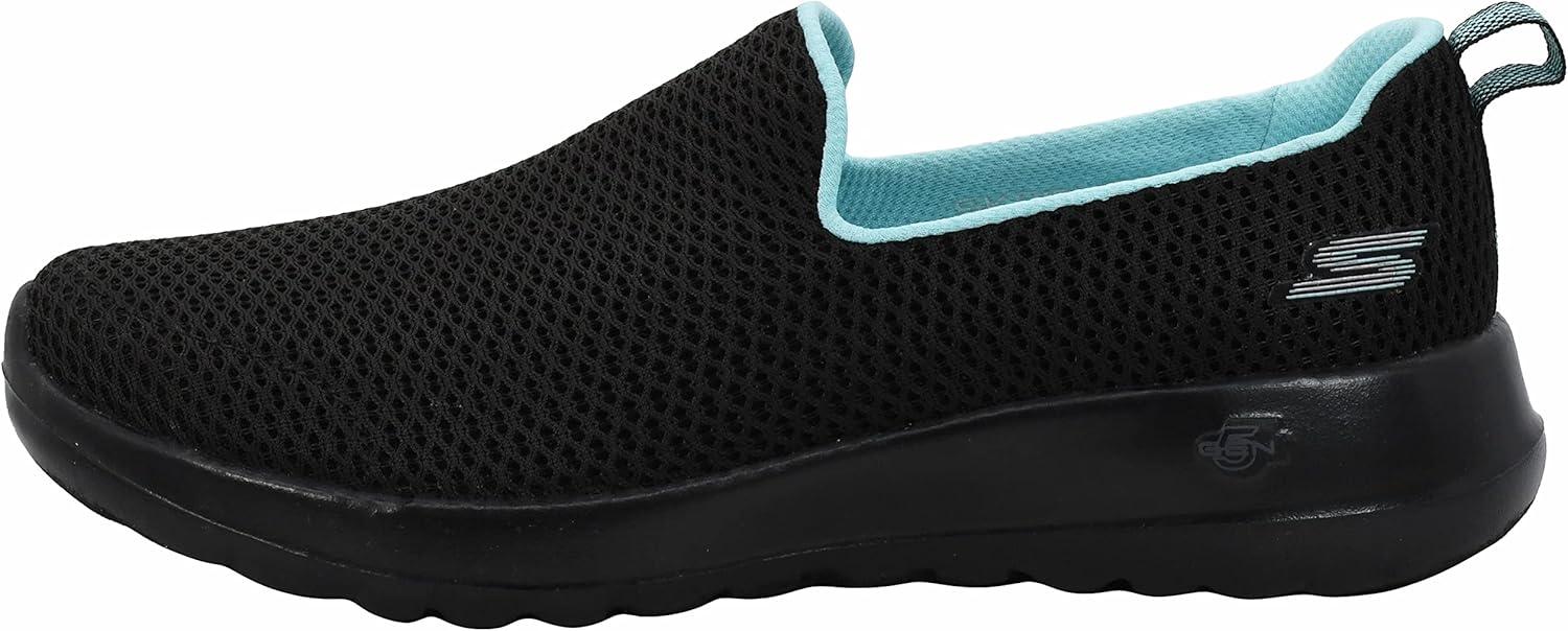 imageSkechers Womens Go Walk Joy Cushioning SneakersBlackAqua