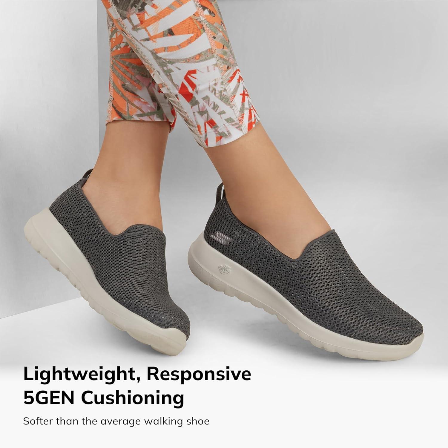 imageSkechers Womens Go Walk Joy Cushioning SneakersCharcoal