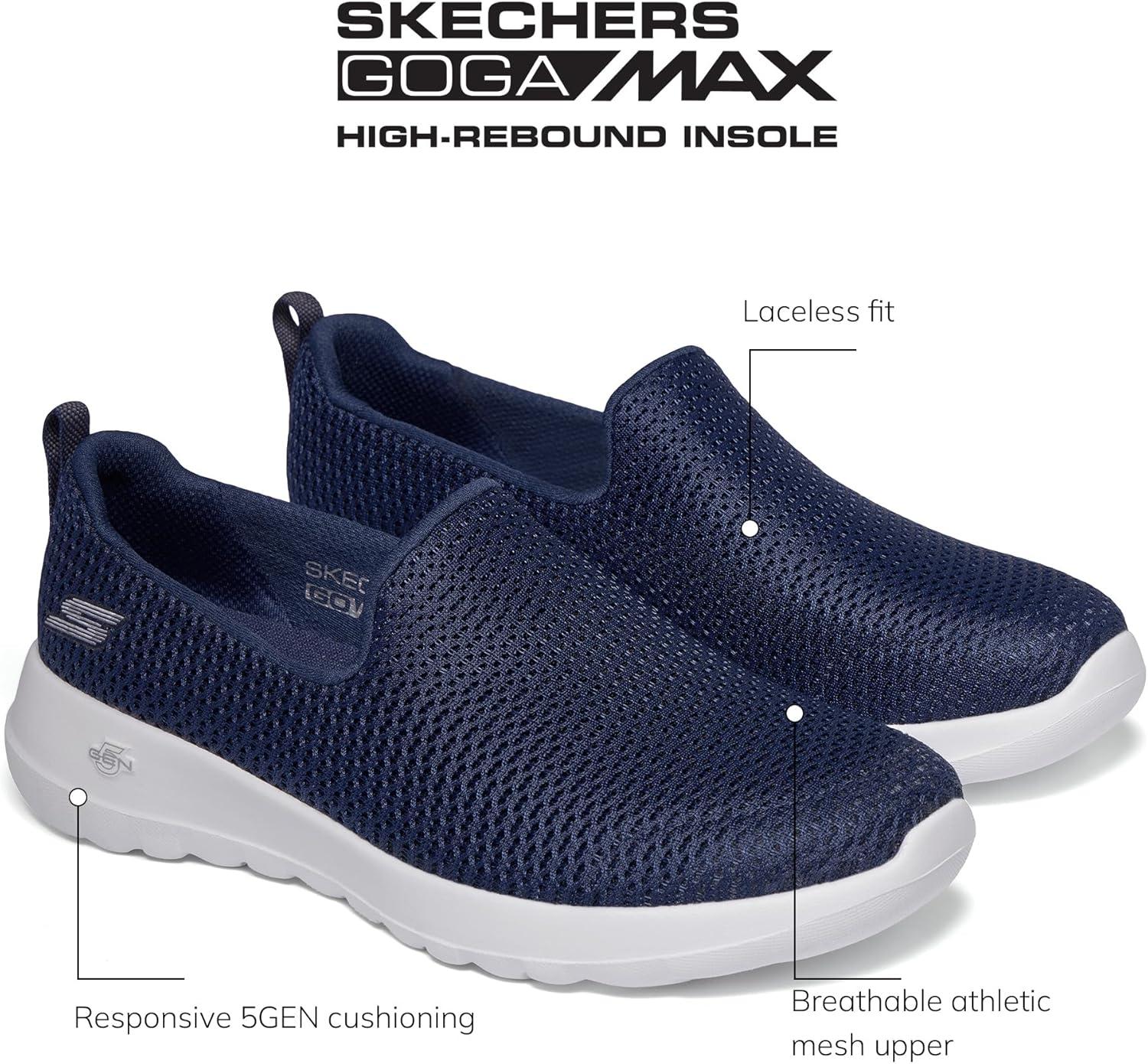 imageSkechers Womens Go Walk Joy Cushioning SneakersNavyWhite