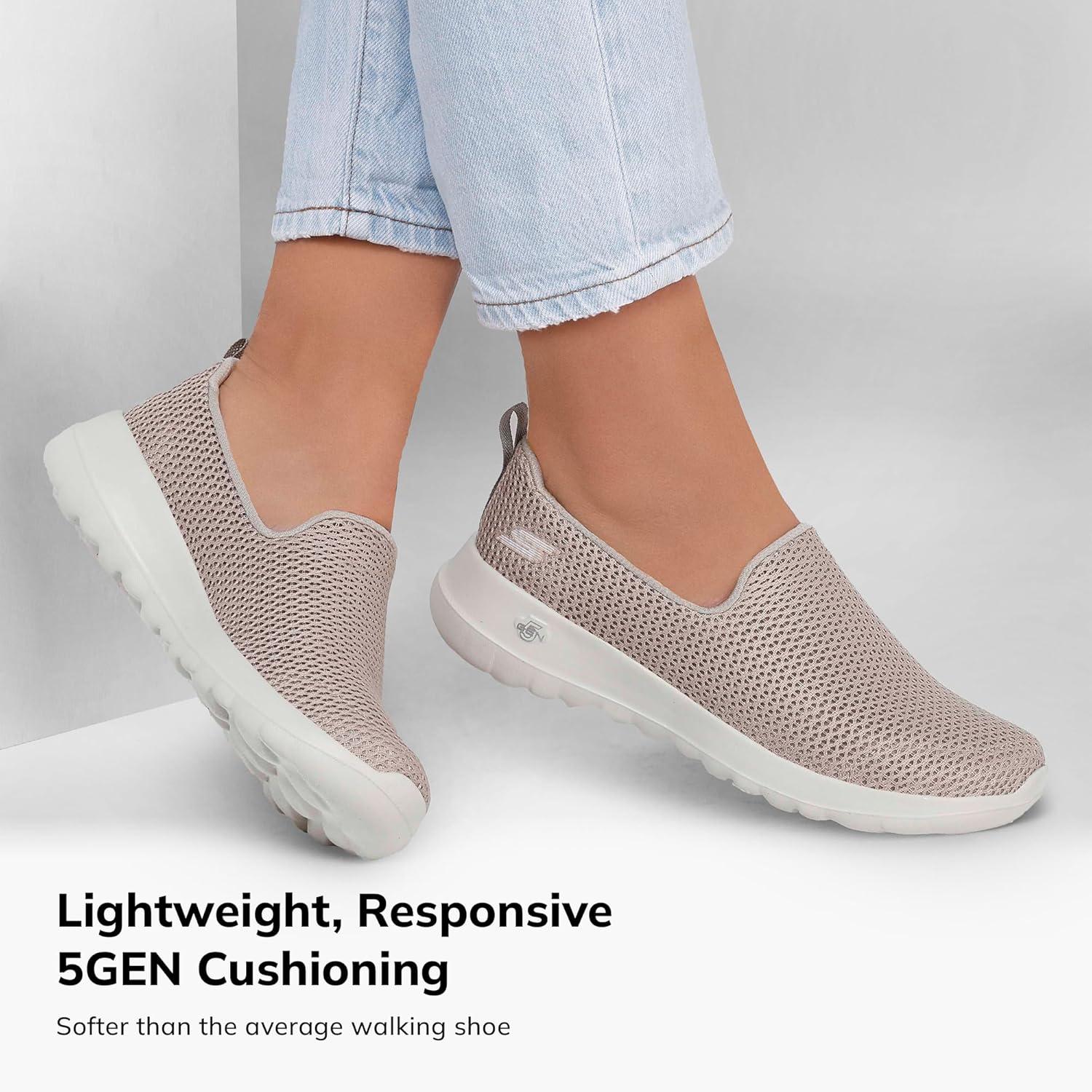 imageSkechers Womens Go Walk Joy Cushioning SneakersTaupe