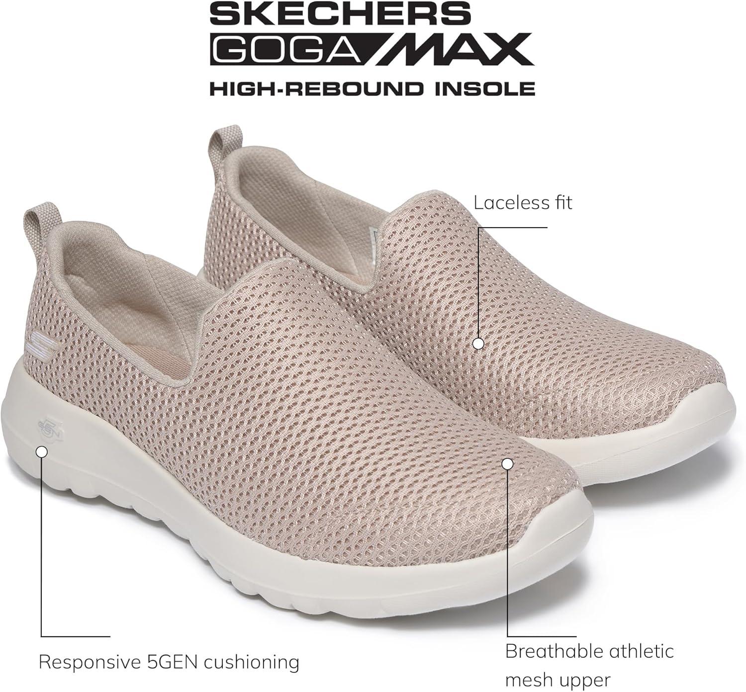 imageSkechers Womens Go Walk Joy Cushioning SneakersTaupe