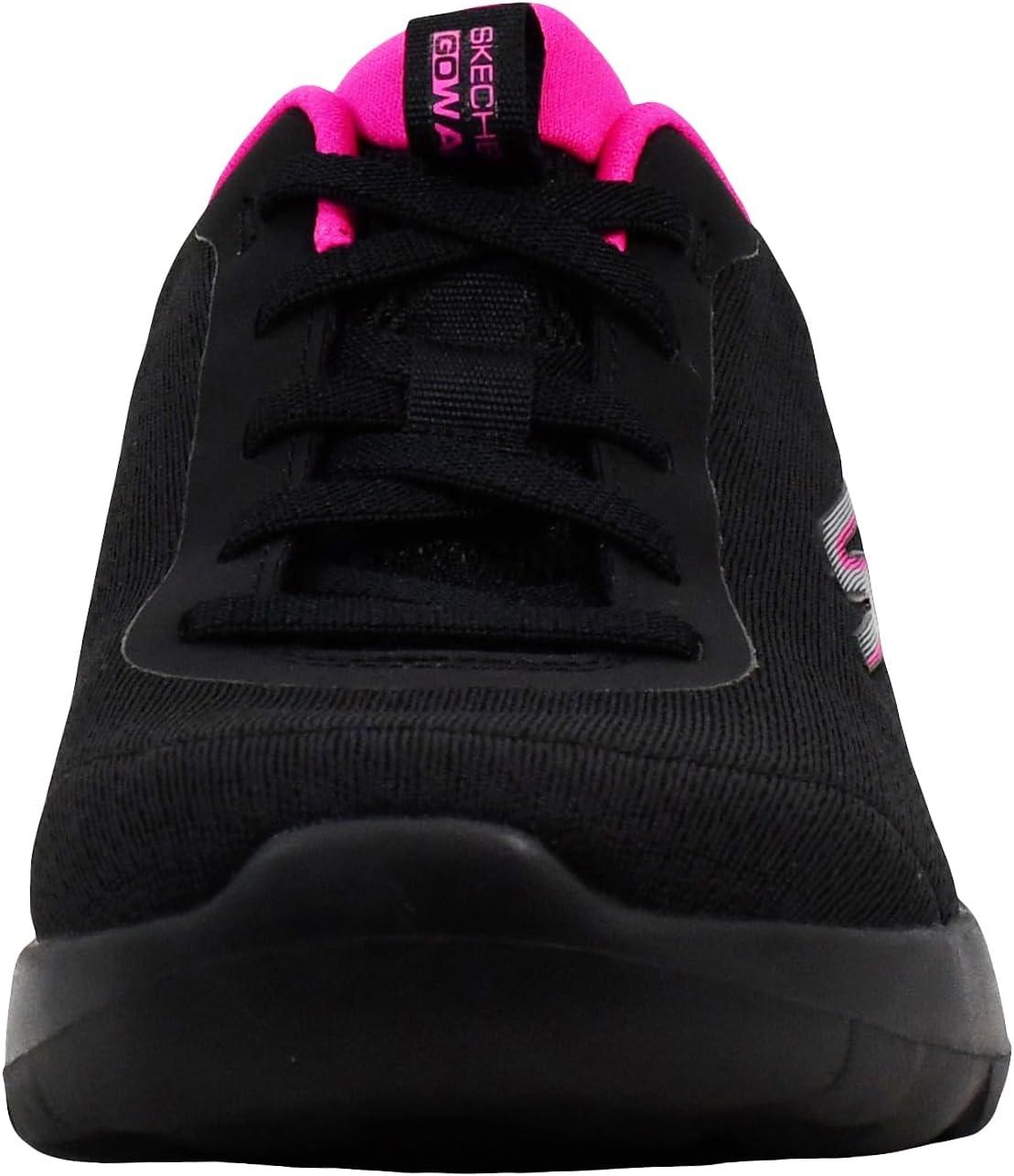 imageSkechers Womens Go Walk Joy Ecstatic SneakersBlackHot Pink