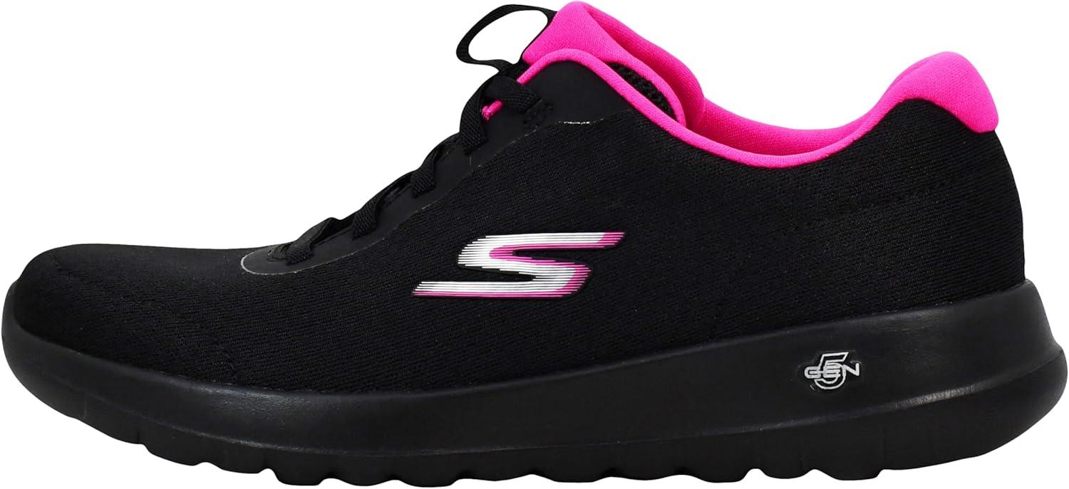 imageSkechers Womens Go Walk Joy Ecstatic SneakersBlackHot Pink