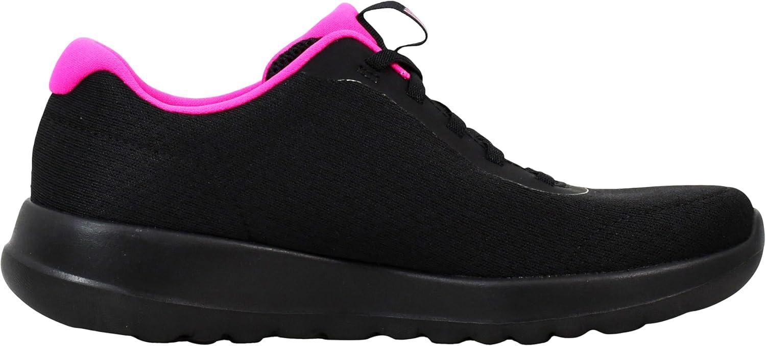 imageSkechers Womens Go Walk Joy Ecstatic SneakersBlackHot Pink