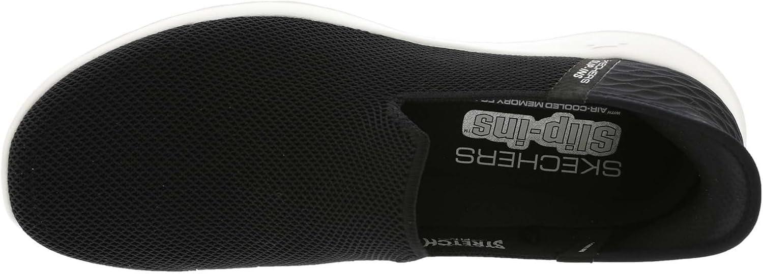 imageSkechers Womens Go Walk Joy Vela Hands Free SlipinsBlackWhite