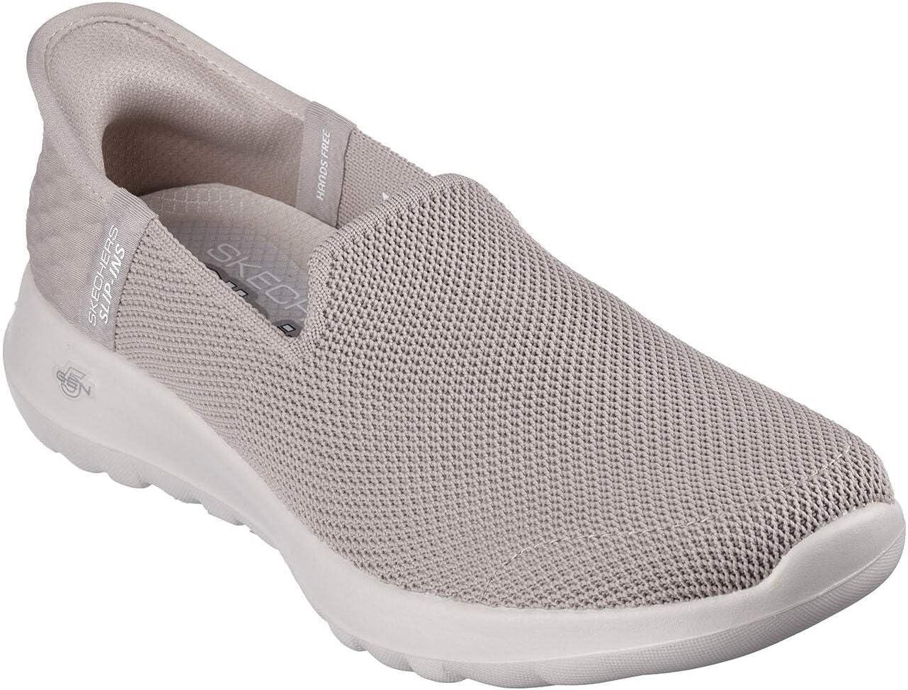 imageSkechers Womens Go Walk Joy Vela Hands Free SlipinsTpe Taupe