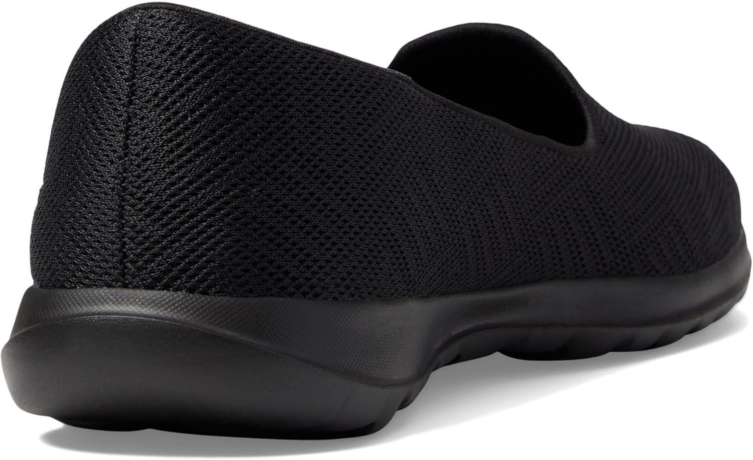 imageSkechers Womens Go Walk Lite Sweet Gal Slipon Mesh SneakersBlackBlack