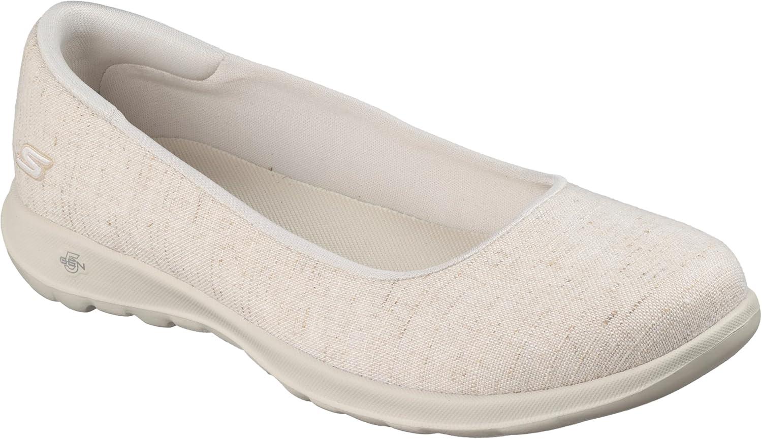 imageSkechers Womens Go Walk Lite Susie LoafersNatural