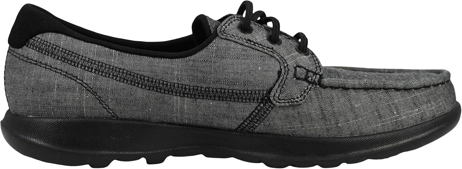 imageSkechers Womens Go Walk Lite15433 Boat ShoeBlackBlack