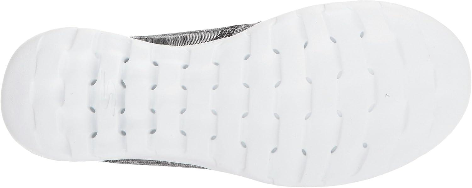 imageSkechers Womens Go Walk Lite15433 Boat ShoeLite Isla Black White