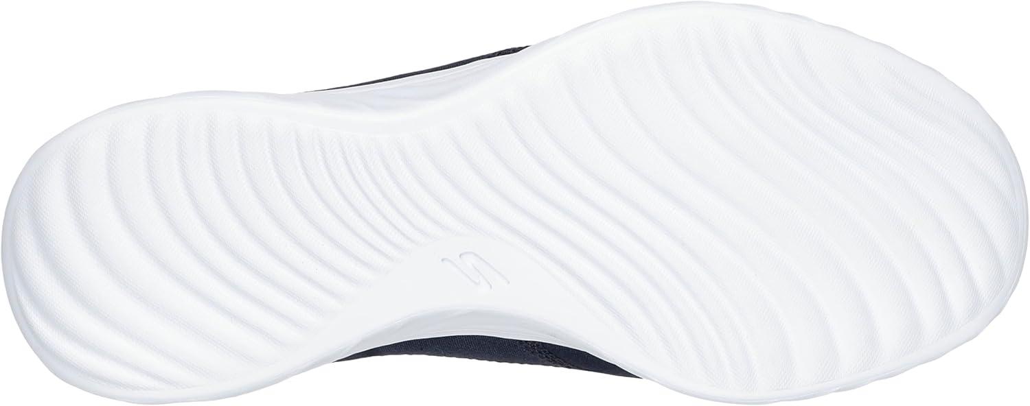 imageSkechers Womens Go Walk Lite15433 Boat ShoeNavyWhite