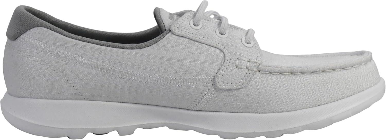 imageSkechers Womens Go Walk Lite15433 Boat ShoeWhite