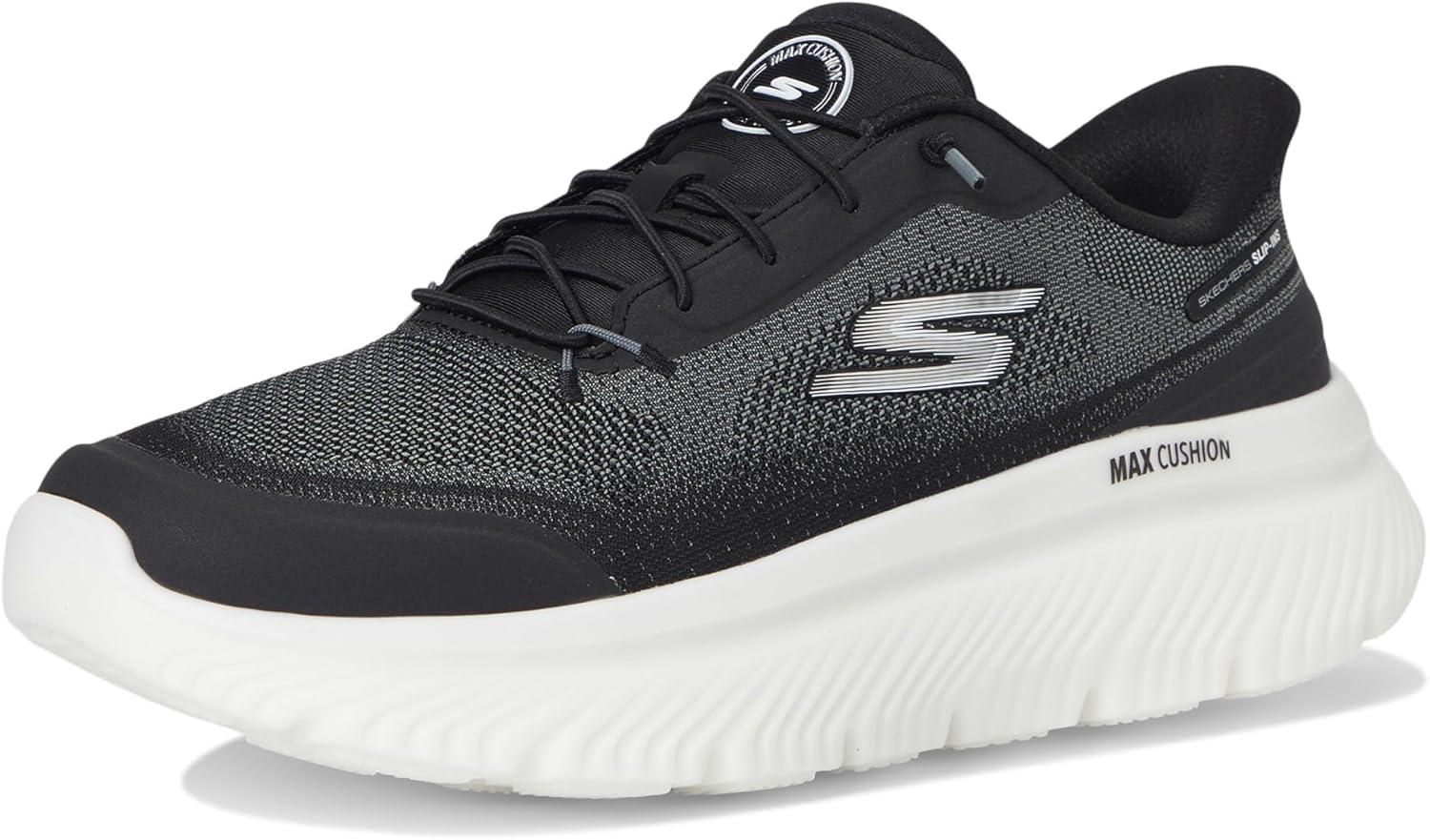 imageSkechers Womens Go Walk Max Cushioning Hyper Burst Nikita Hands Free Slipins SneakerBlackWhite