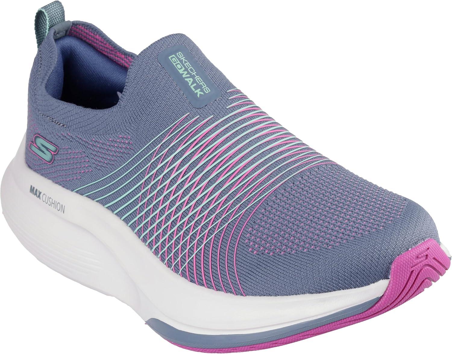imageSkechers Womens Go Walk Max Walker SallyCharcoalPurple