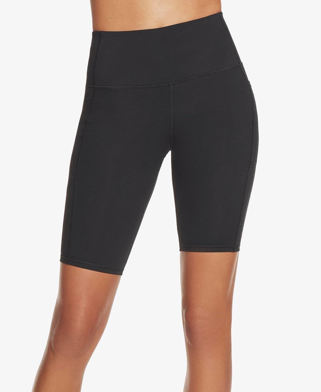 imageSkechers Womens Go Walk Slip Ins High Waisted 10quot Active Bike ShortBlack