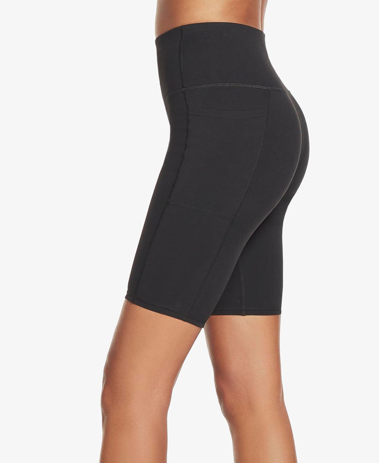 imageSkechers Womens Go Walk Slip Ins High Waisted 10quot Active Bike ShortBlack