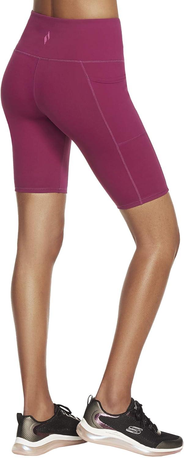 imageSkechers Womens Go Walk Slip Ins High Waisted 10quot Active Bike ShortMagenta