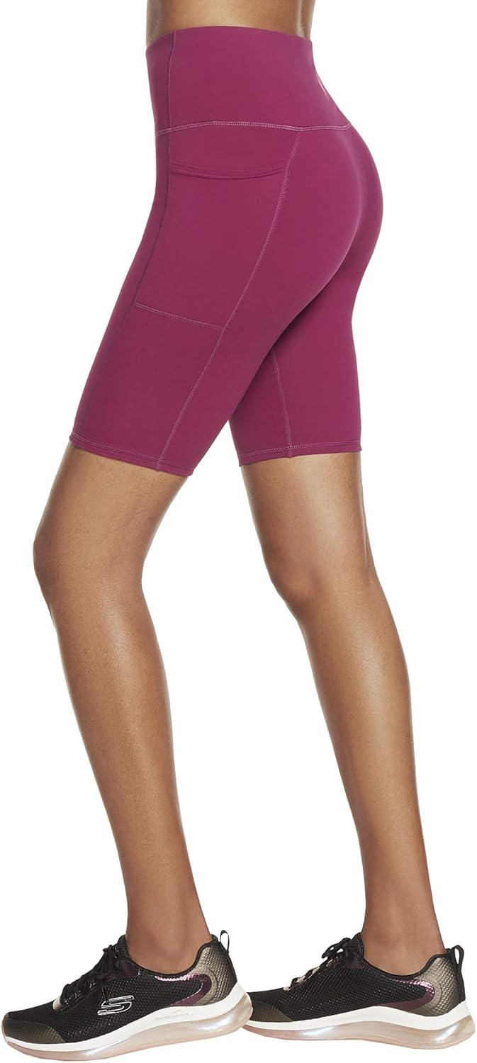 imageSkechers Womens Go Walk Slip Ins High Waisted 10quot Active Bike ShortMagenta