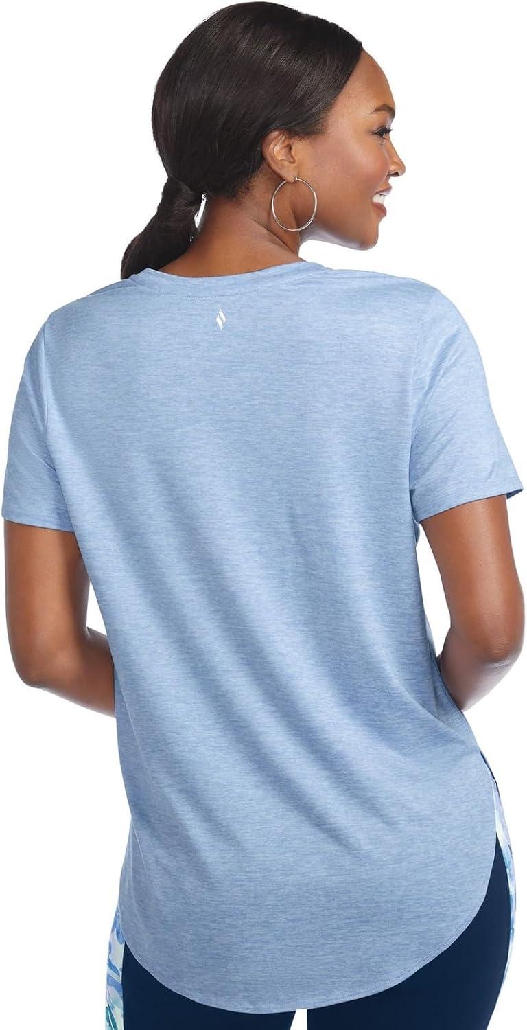 imageSkechers Womens Godri Swift Tunic TeeBrunnera Blue Ancient Water