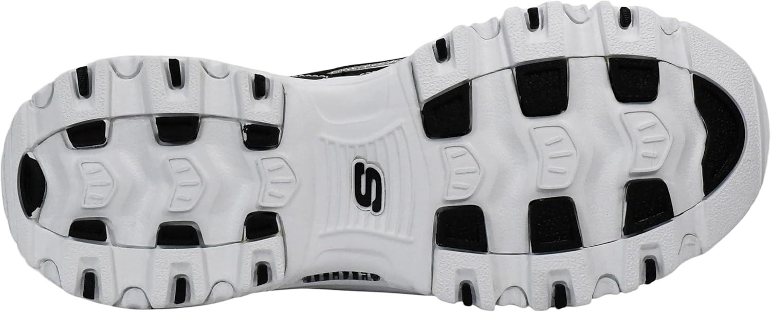 imageSkechers Womens Hands Free DLites New ClassicSneakerBlackWhiteSilver