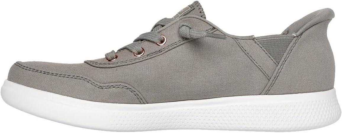 imageSkechers Womens Hands Free SlipIns Skip Cute B Cute Sweet SneakerOlive Canvas