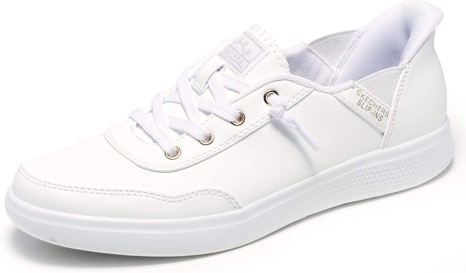 imageSkechers Womens Hands Free SlipIns Skip Cute B Cute Sweet SneakerWhite