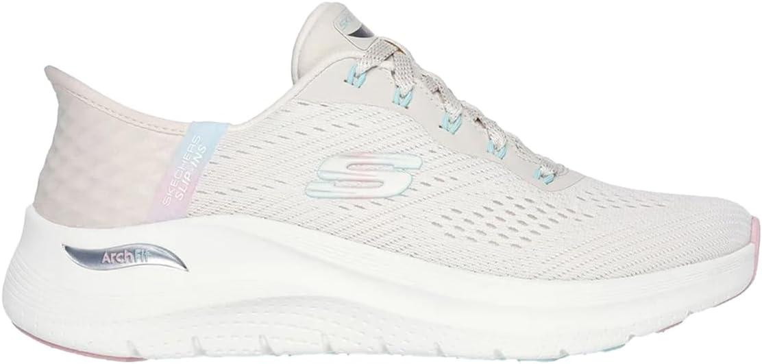 imageSkechers Womens Hands Free Slipins Arch Fit 20Easy ChicWhite