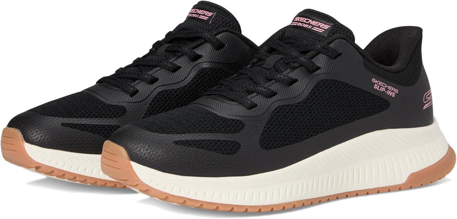 imageSkechers Womens Hands Free Slipins Bobs Squad 4 Staple LookBlack