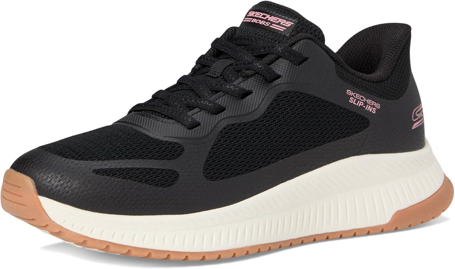 imageSkechers Womens Hands Free Slipins Bobs Squad 4 Staple LookBlack