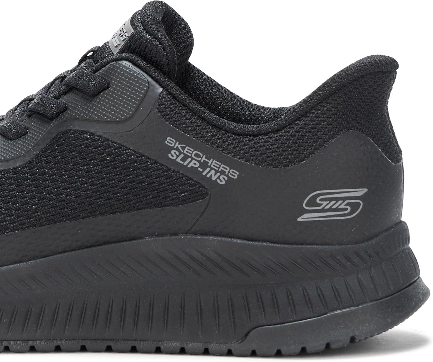 imageSkechers Womens Hands Free Slipins Bobs Squad 4 Staple LookBlackBlack