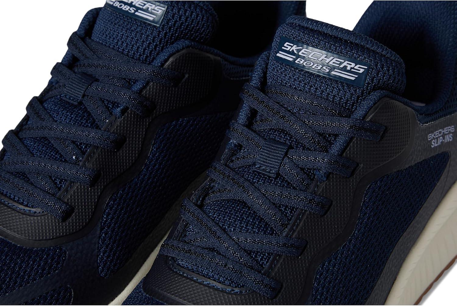 imageSkechers Womens Hands Free Slipins Bobs Squad 4 Staple LookNavy