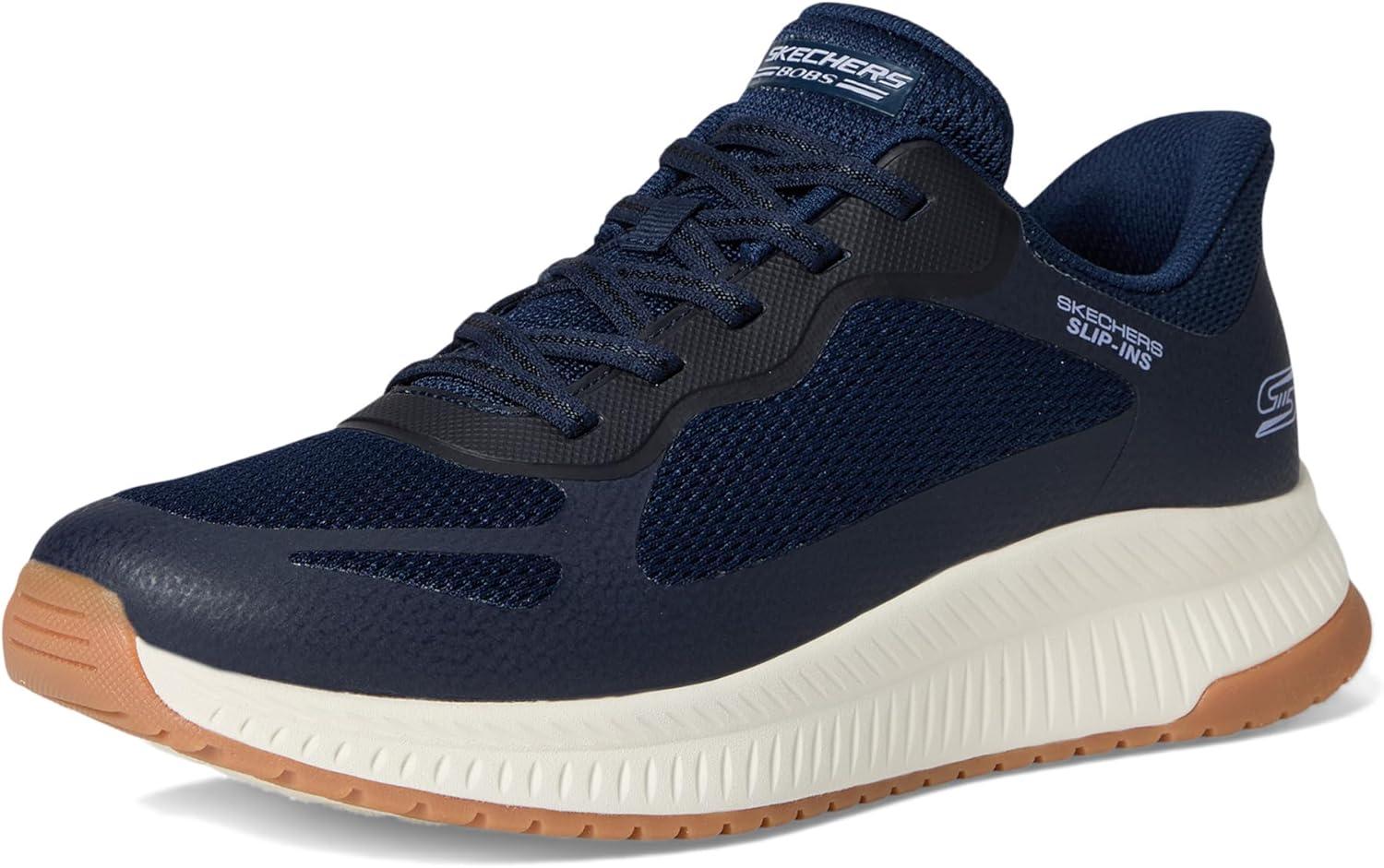 imageSkechers Womens Hands Free Slipins Bobs Squad 4 Staple LookNavy