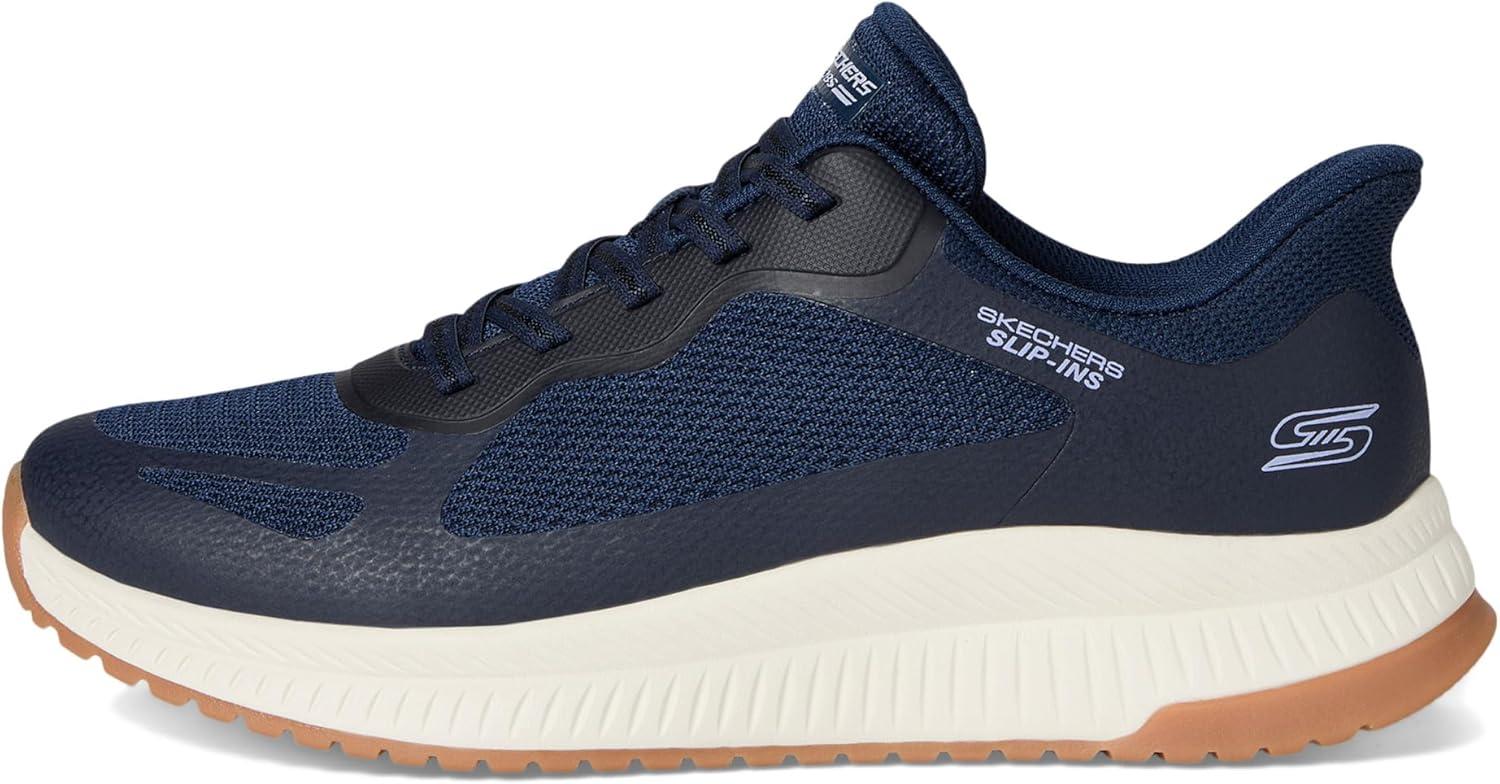 imageSkechers Womens Hands Free Slipins Bobs Squad 4 Staple LookNavy