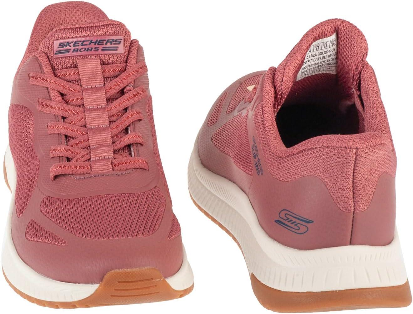 imageSkechers Womens Hands Free Slipins Bobs Squad 4 Staple LookRose