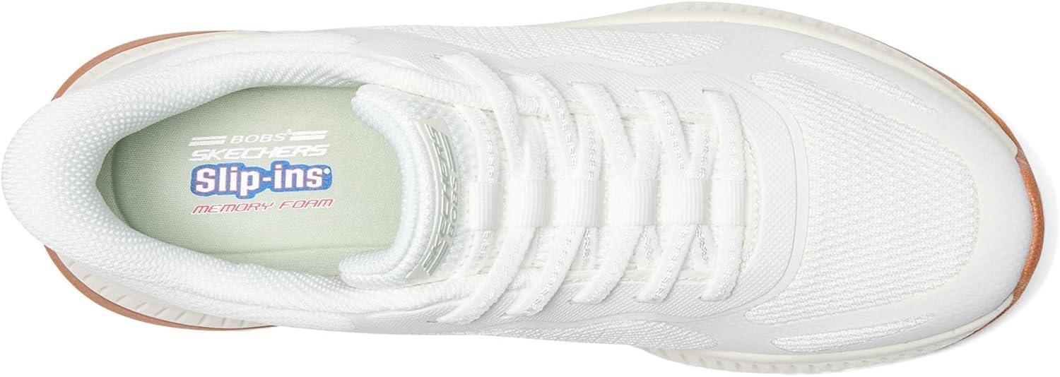 imageSkechers Womens Hands Free Slipins Bobs Squad 4 Staple LookWhite