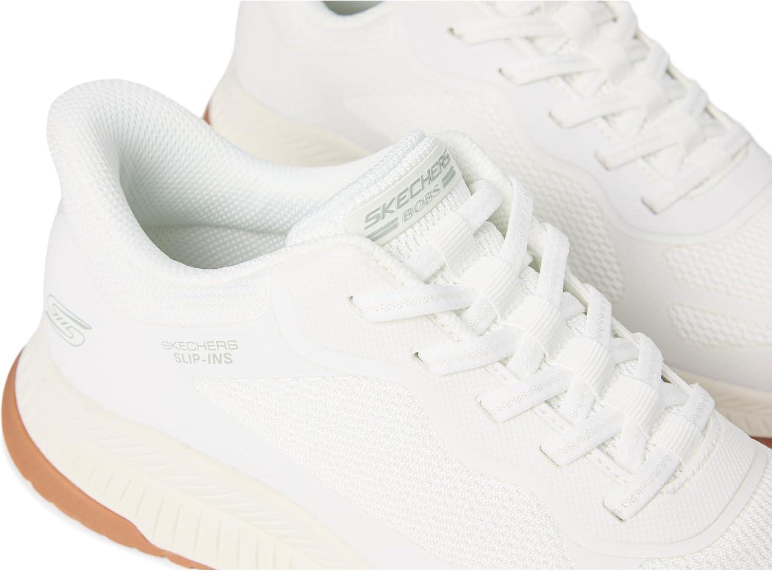 imageSkechers Womens Hands Free Slipins Bobs Squad 4 Staple LookWhite