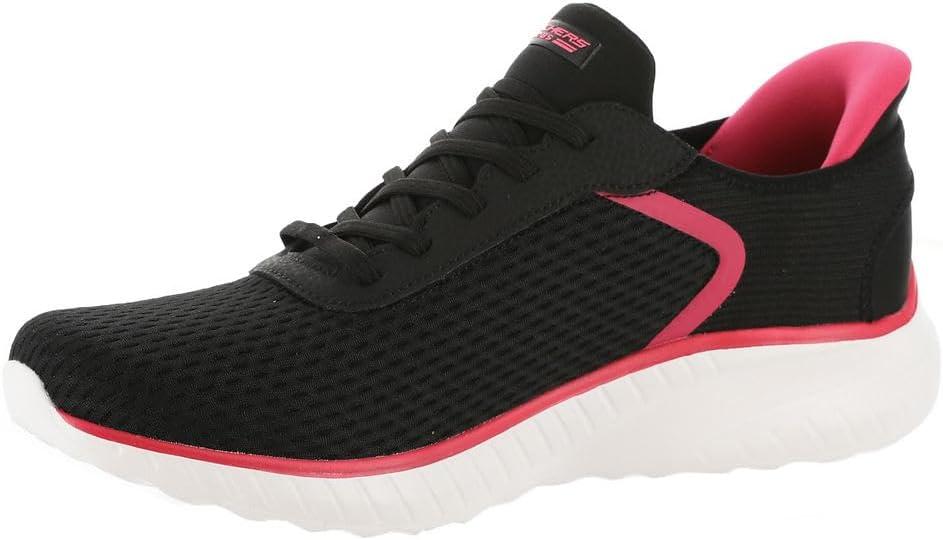 imageSkechers Womens Hands Free Slipins Bobs Squad Chaos Stroke of LuckBlack