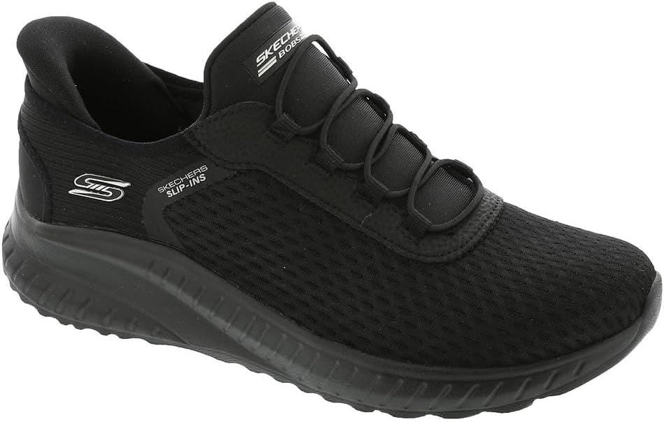 imageSkechers Womens Hands Free Slipins Bobs Squad Chaos SneakersBlackBlack