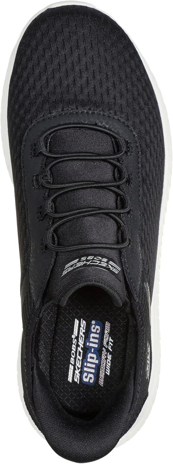 imageSkechers Womens Hands Free Slipins Bobs Squad Chaos SneakersBlk White