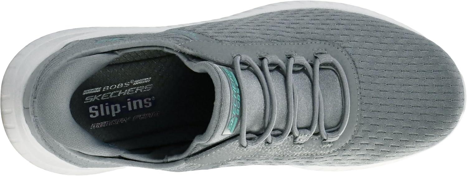 imageSkechers Womens Hands Free Slipins Bobs Squad Chaos SneakersDove Gray