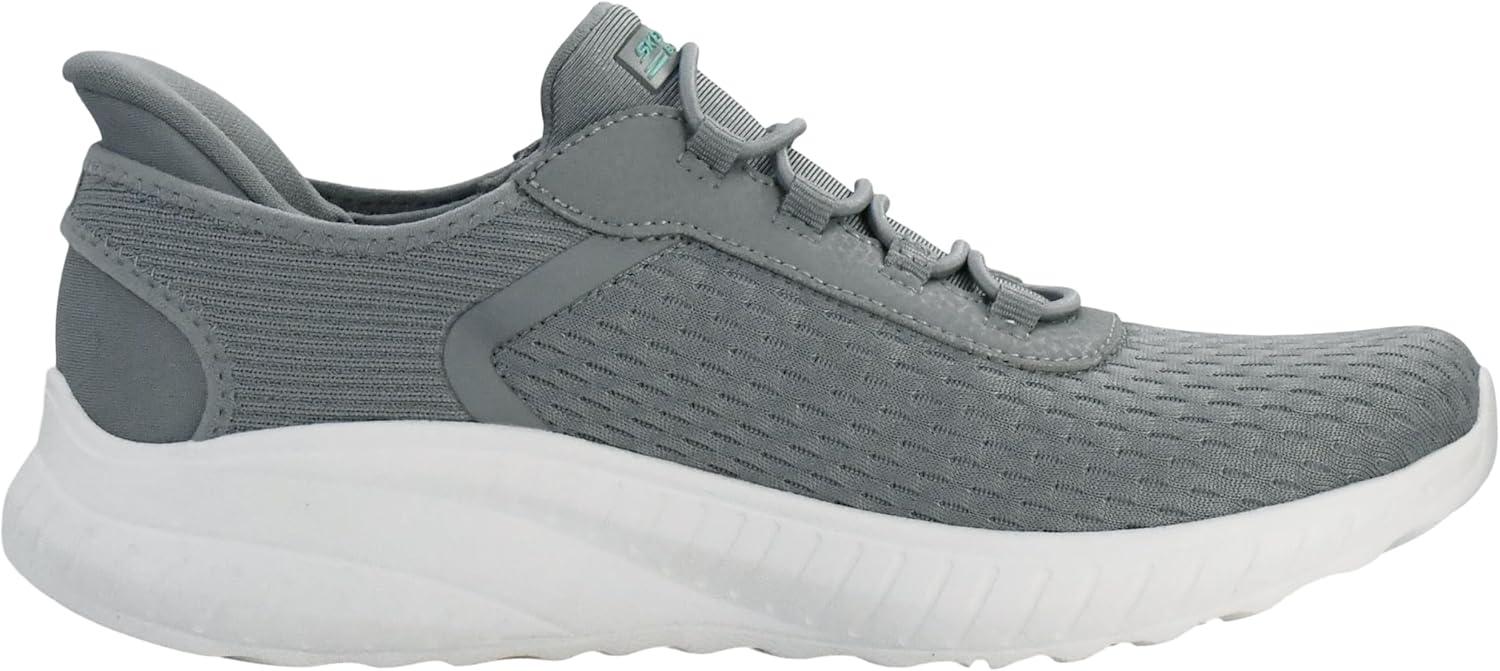 imageSkechers Womens Hands Free Slipins Bobs Squad Chaos SneakersDove Gray