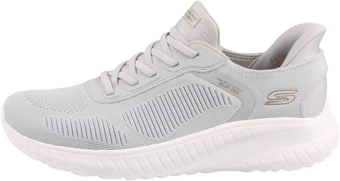 imageSkechers Womens Hands Free Slipins Bobs Squad ChaosCurrent MuseLight Gray