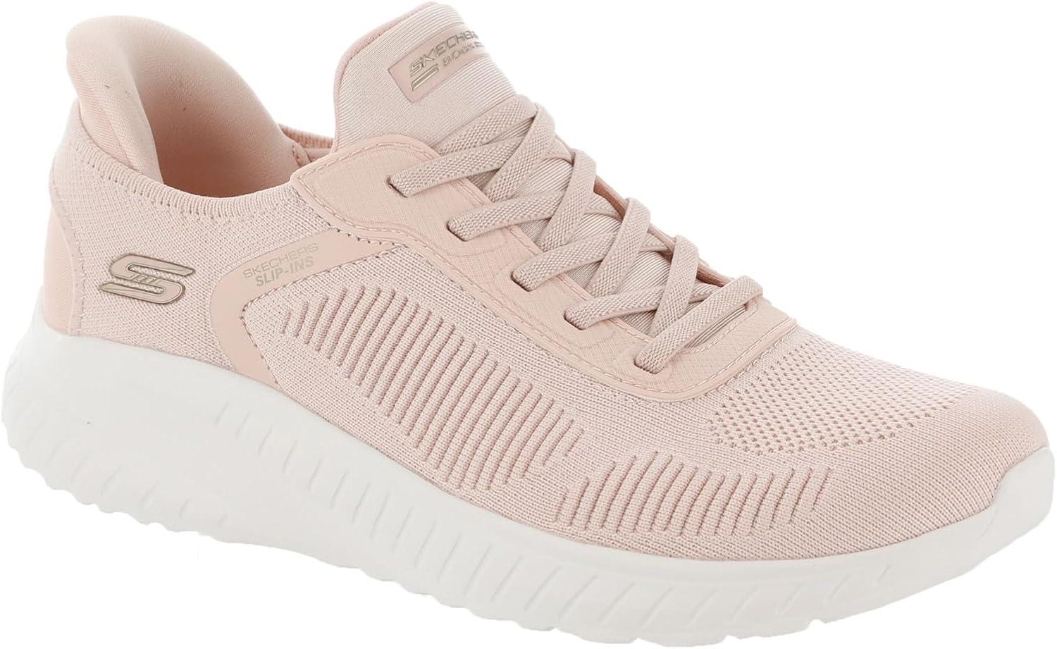 imageSkechers Womens Hands Free Slipins Bobs Squad ChaosCurrent MuseLight Pink