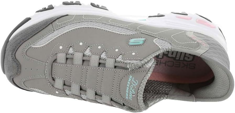 imageSkechers Womens Hands Free Slipins DLitesGrey Light Pinkgylp