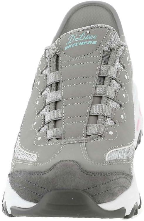 imageSkechers Womens Hands Free Slipins DLitesGrey Light Pinkgylp
