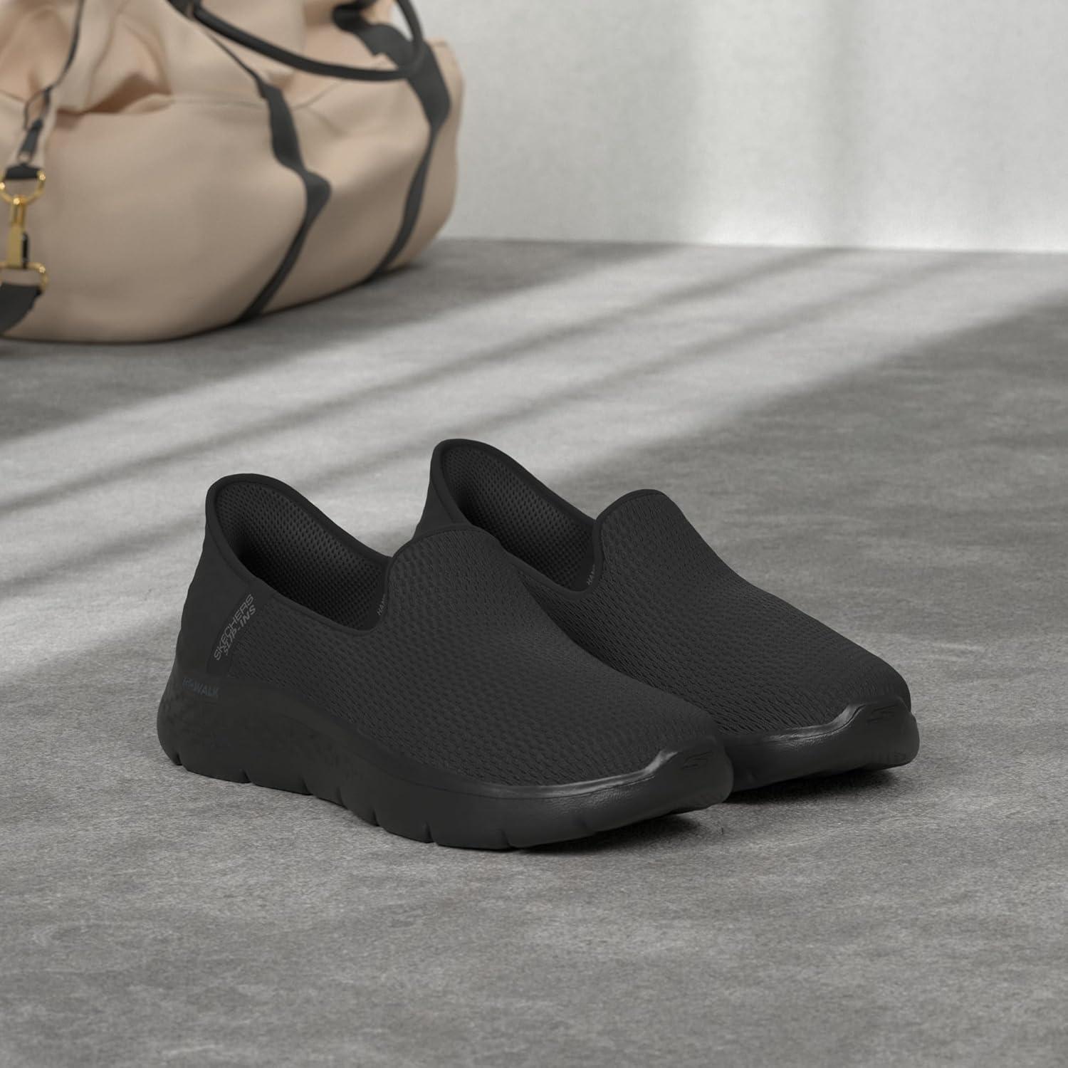 imageSkechers Womens Hands Free Slipins Go Walk Flex SneakersBlack
