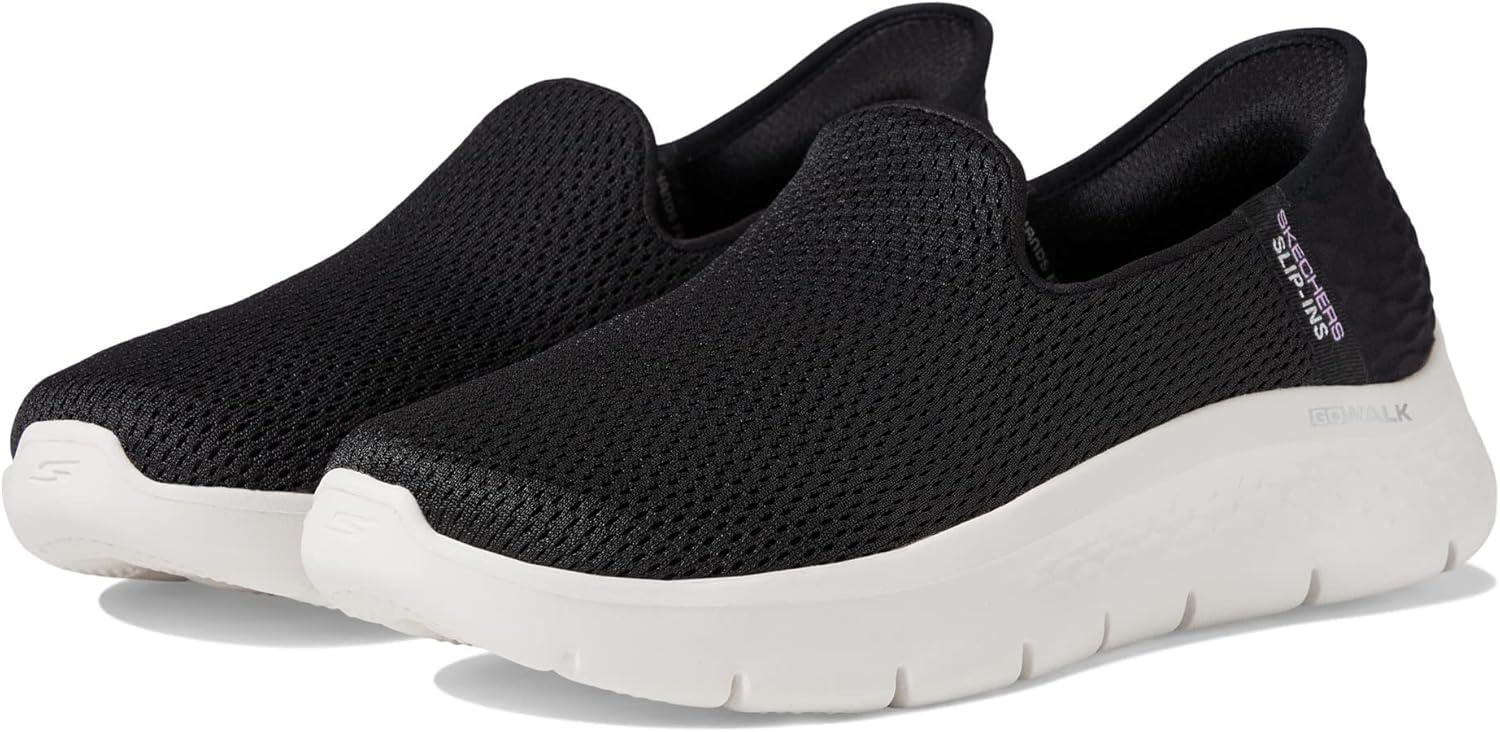 imageSkechers Womens Hands Free Slipins Go Walk Flex SneakersBlackWhite